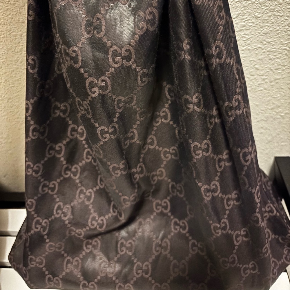Rare Gucci Vintage 80s Monogram Canvas & Leather - Picture 11 of 15